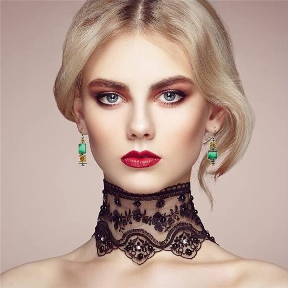 14 Pairs Vintage Teardrop Dangle Earrings for Women Boho Retro Leaf Drop - Picture 4 of 7